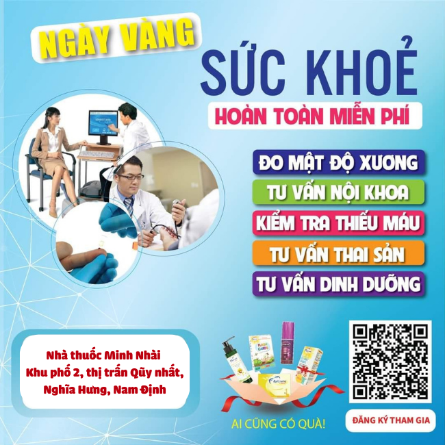 Chương trình ngày vàng sức khỏe tại nhà thuốc Minh Nhài Nam Định