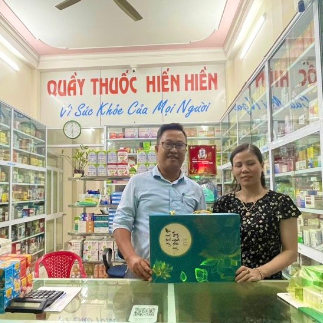 Từng phần quà trao tặng cho quý nhà thuốc của Dược phẩm Bảo Minh
