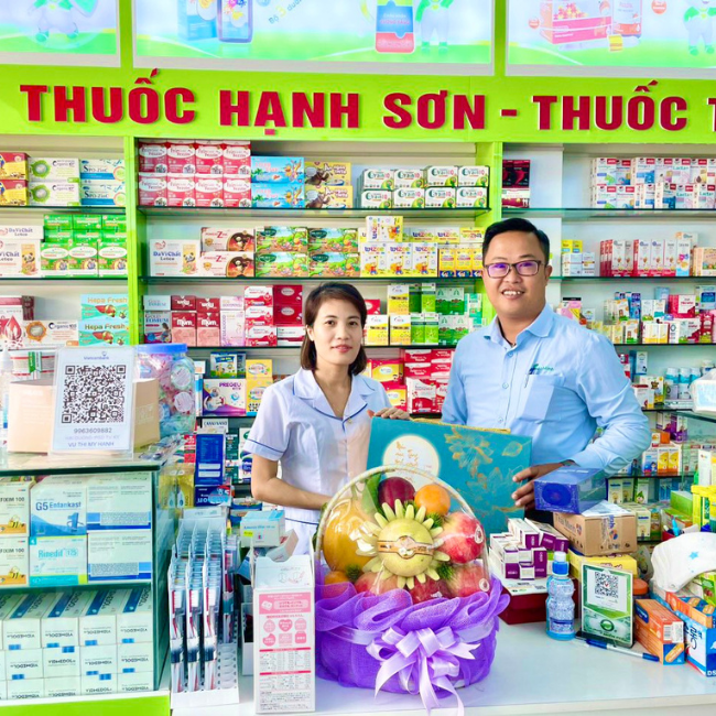 Từng phần quà trao tặng cho quý nhà thuốc của Dược phẩm Bảo Minh